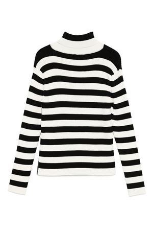 white virgin wool jumper BALMAIN PARIS KIDS | BX9A40Z3297102NE
